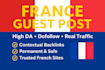 publish high da french guest post with dofollow french backlinks