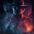 make a horror illustration, artwork, dark cover