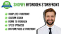 create custom headless shopify storefront with hydrogen