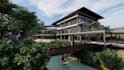 do exterior 3d rendering for commercial, office or workspace