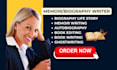 write memoir autobiography personal biography ghostwriting memoir writing
