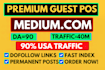 write and publish article on linekdin,com and medium,com premium guest post