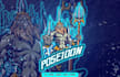 do poseidon mascot logo with strong character design