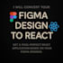 convert figma to responsive react components with clean code