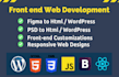 build wordpress website, frontend development