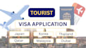 do visa application for japan korea china and india