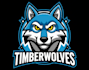 make unique wolf mascot logo design with t shirt design