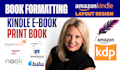 book formatting, book formatting, KDP book formatting, ebook cover design