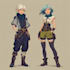 make a anime style characters commission