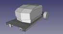 model your project in freecad