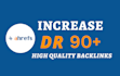 increase ahrefs domain rating DR 90 plus