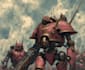 create epic warhammer character art in grimdark detailed