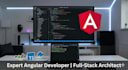 develop a responsive angular dashboard or custom web app