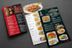 design professional restaurant and food menu