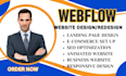 build webflow website development, animated webflow, webflow design