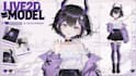 design and rig live2d model live 2d vtuber model 2d vtuber model vtuber model