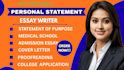 edit, proofread law school personal statement eras residency college application