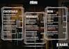 design menus for bars with elegancy