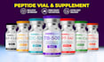 do product label design, peptide vial label, peptide sarms label