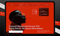 design squarespace webflow cyber security website data protection website