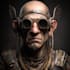 unique fantasy, sci fi, character with hyper realistic style