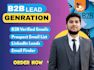 do b2b leads generation, linkedin leads, valid email address and email finder