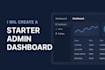 build a starter admin panel with authentication and crud
