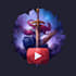 draw fantasy youtube,gaming channel logo