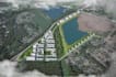 render real estate property,redevelop urban units,aerial view,master plan design
