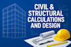 calculate and design civil engineering structure
