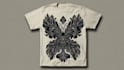 make a linocut tshirt design for brands