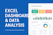 create dynamic excel dashboards, reports, and business data analysis