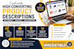 write SEO product descriptions for amazon and shopify