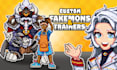 create custom fakemon pixel art character design for games