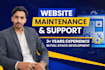 provide website maintenance and website support