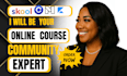be kajabi VA kajabi expert kajabi online course  learnworlds kajabi community