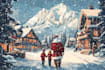 design christmas themed illustration