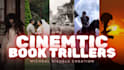 create cinematic book trailer videos, teaser promos, and dramatic book adverts