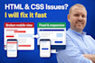 fix responsive layout and UI bugs in your website fast