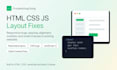 fix HTML CSS javascript layout and responsive issues on your website