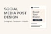 design social media posts and graphics