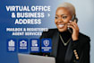 provide virtual office, global company address, mailbox and agent