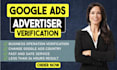 do complete advertiser verification of your google ads account