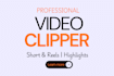 edit instagram short clips, clip twitch stream, video clipper, youtube, tik tok