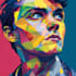 paint expressive colorful abstract portraits