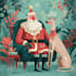 create festive holiday christmas design illustration