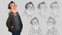 draw a cartoon illustration