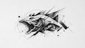 custom an abstract black tattoo design