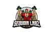 design buff muscular lumberjack strongman tree supplement logo