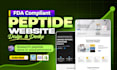 build fda compliant peptide website, research peptide store on woocommerce